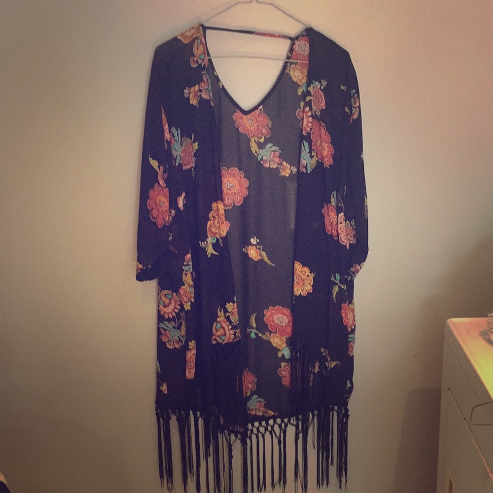 Floral kimono